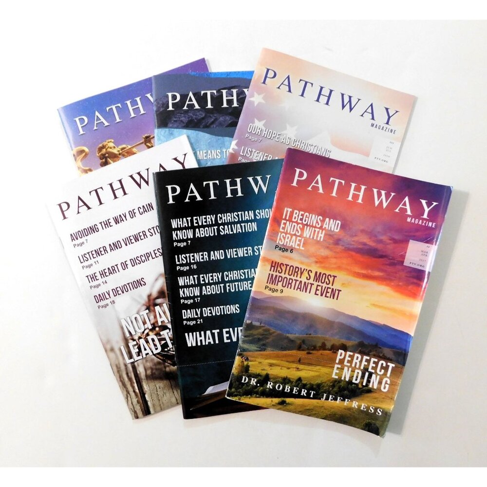 Pathway Magazine Set Of 6 By Dr Robert Jeffress PTV 2017 2024 Softcover Set #1